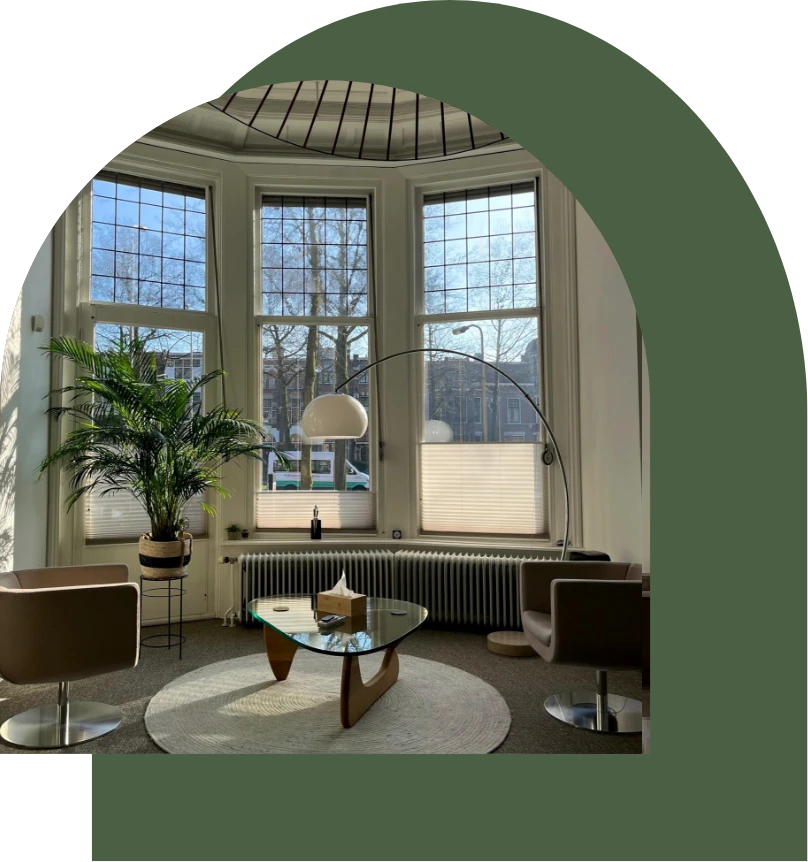 De behandelkamer aan de Oranjesingel